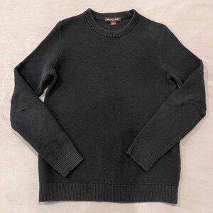 Michael Kors black crewneck cotton sweater